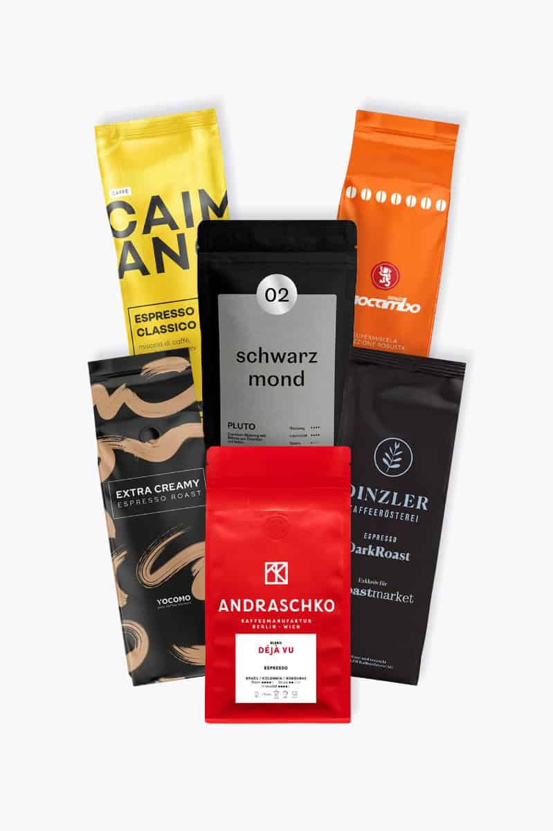 Espresso voor piston - proefpakket 1,5kg 1 Espresso voor piston - proefpakket 1,5kg